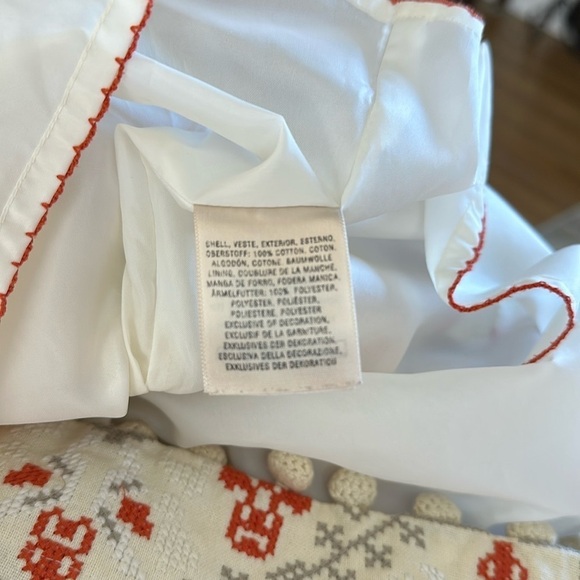 Maeve Cross Stitch Embroidered PomPom Skirt, 6 - Picture 9 of 9